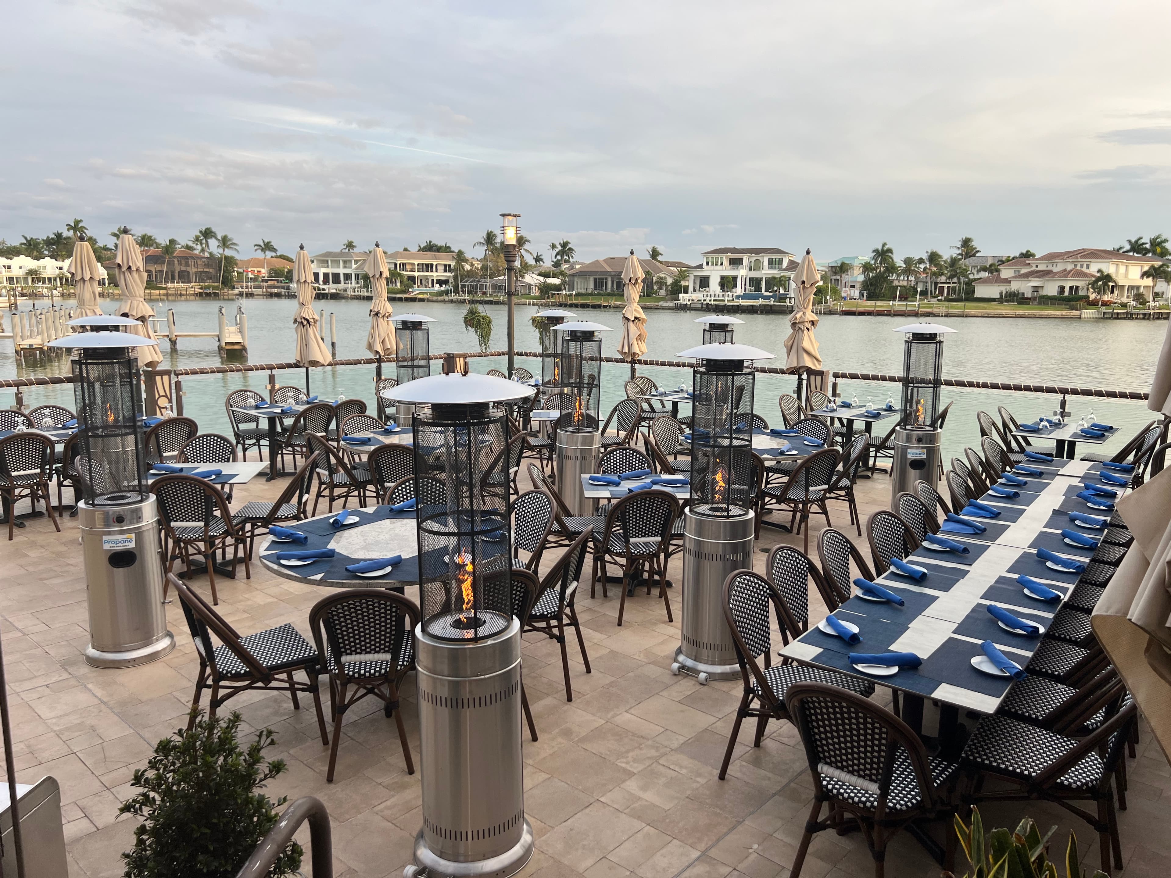 MiraMare dining room on Venetian Bay